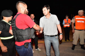 Operativo conjunto binacional de Municipio y fuerzas de seguridad