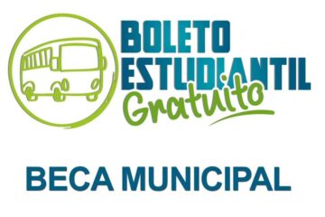 Boleto Estudiantil gratuito con beca municipal