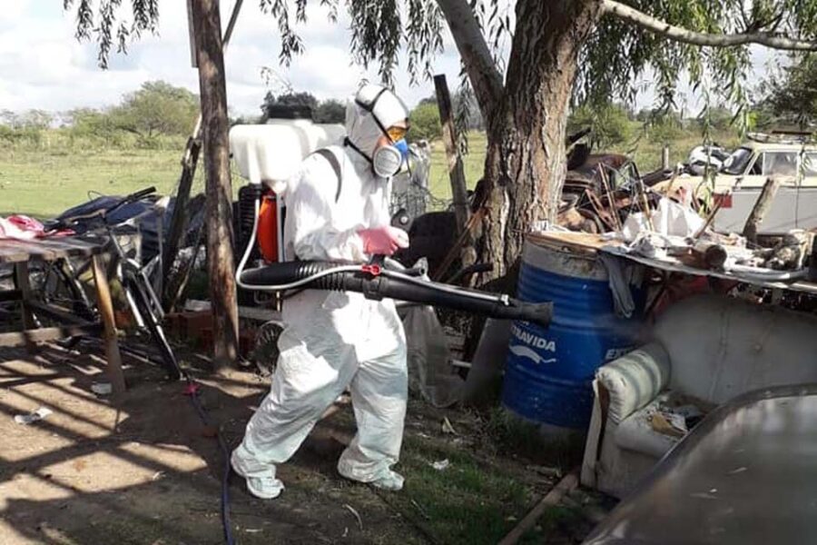 Se fumiga contra el dengue