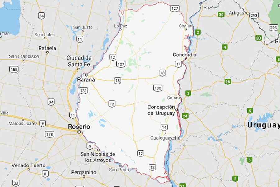 Cuánto se cumplió la cuarentena en Entre Ríos según Google