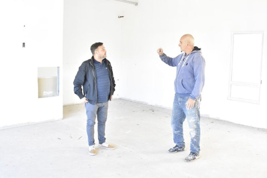 Se reanudó la construcción del Jardín de Infantes Municipal