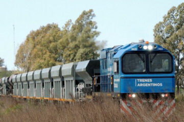 Fuerte aumento de la carga transportada en tren en los primeros cuatro meses (referencia a Entre Ríos)