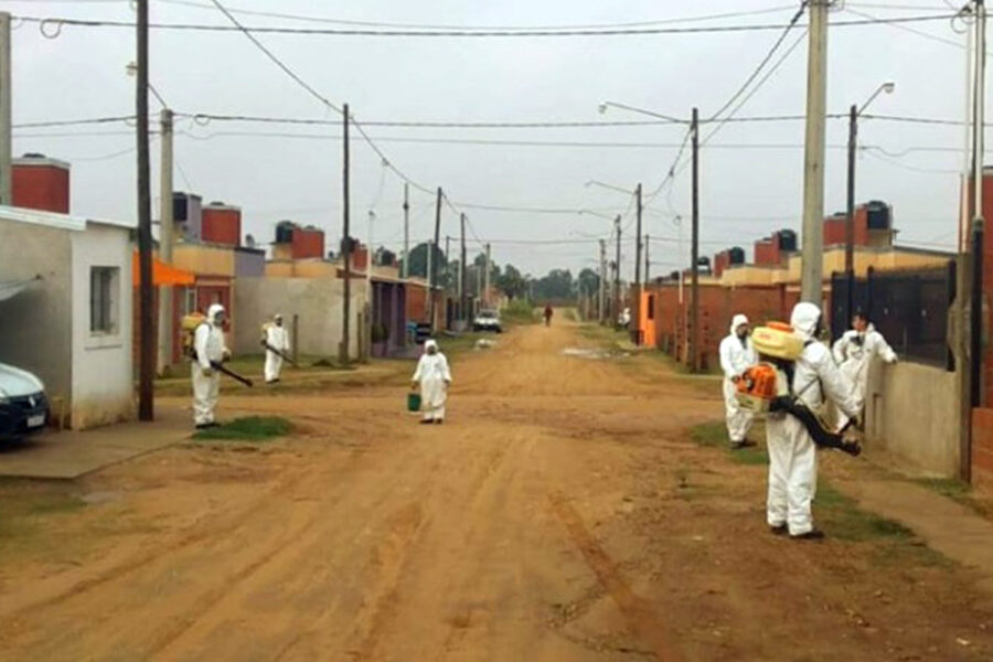 Bloqueo preventivo contra el dengue