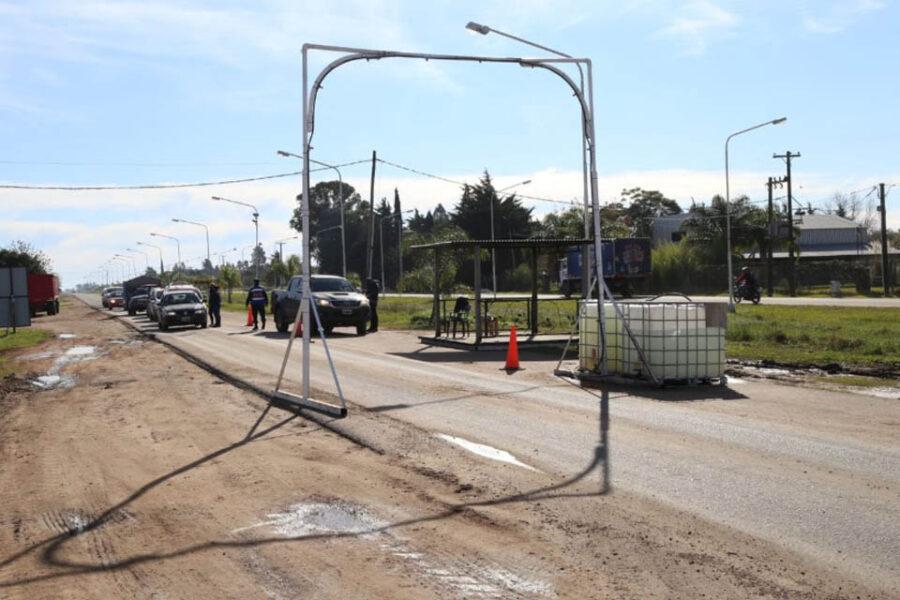 Control en accesos las 24 hora desde el inicio de la emergencia