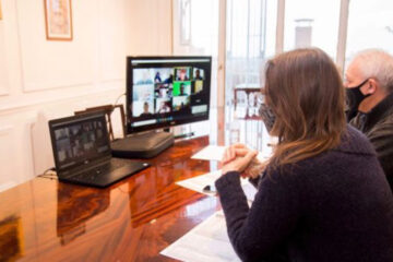 Basterra y Frederic se reunieron con la Mesa de Enlace (partició ruralista entrerriano)