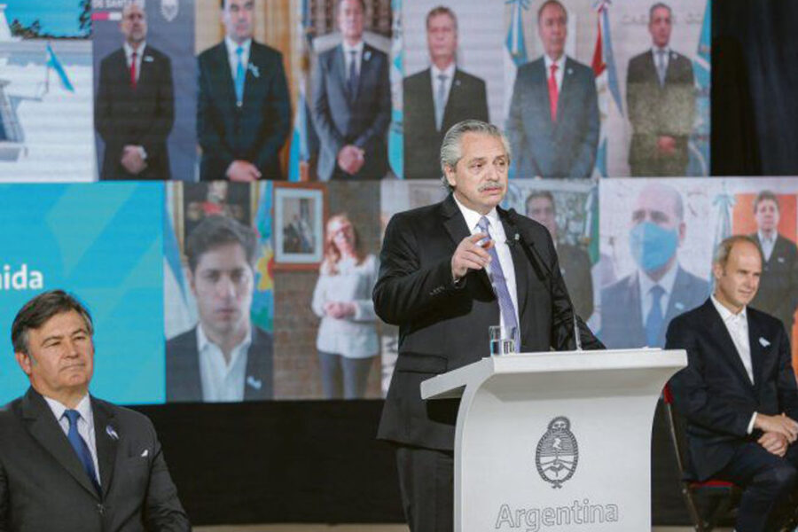 Alberto convocó a pacto social ante gobernadores, UIA y CGT (empresario entrerriano presente)