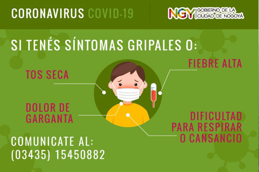 Centro de llamadas para vecinos con síntomas