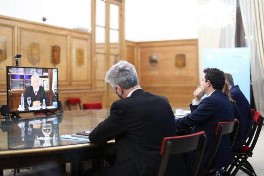 Reactivación: Nación y provincias articulan un plan de obras integradas (Bordet videoconferenció con Nación)