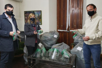 Donación de 750 máscaras faciales