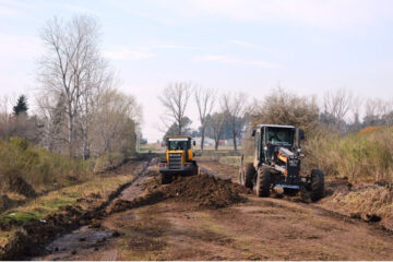 Obras en calle República Entre Ríos