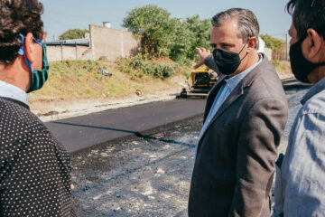 Finalizan la pavimentación en Barrio 240 Viviendas