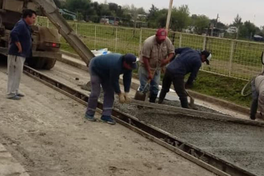 Pavimentación en Barrio Hipódromo