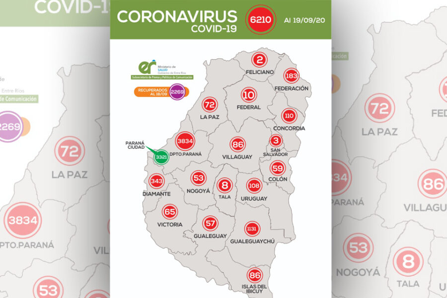 Cuántos recuperados hay en Entre Ríos