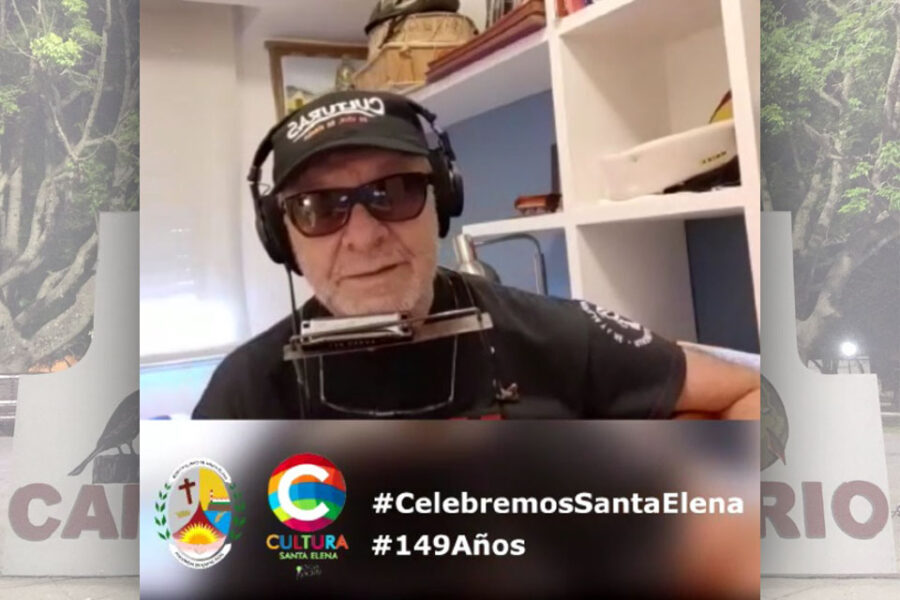 León Gieco saludó el aniversario de Santa Elena