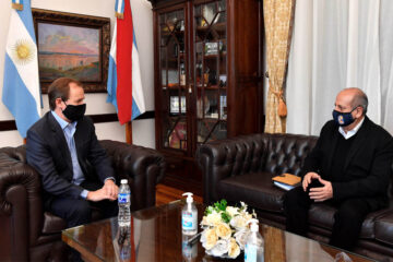 Bordet acordó con Rossi obras y vivienda para Santa Elena