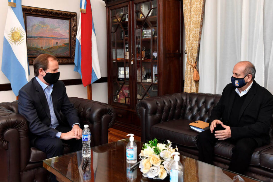 Bordet acordó con Rossi obras y vivienda para Santa Elena