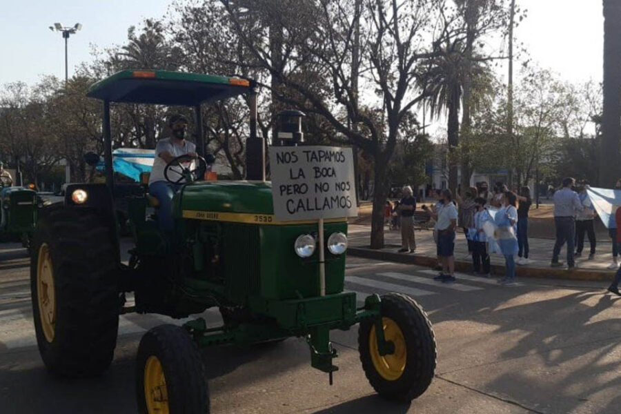 El campo se sumó a las protestas contra el Gobierno: hubo manifestaciones en más 150 localidades del país (protestas en Entre Ríos)
