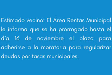 Más tiempo para adherirse a la moratoria
