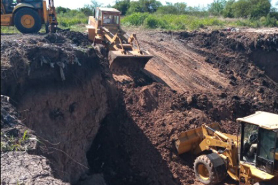 Cavas en el Relleno Sanitario Municipal