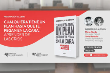 Presentan libro sobre gestión de crisis en el Senado de Entre Ríos