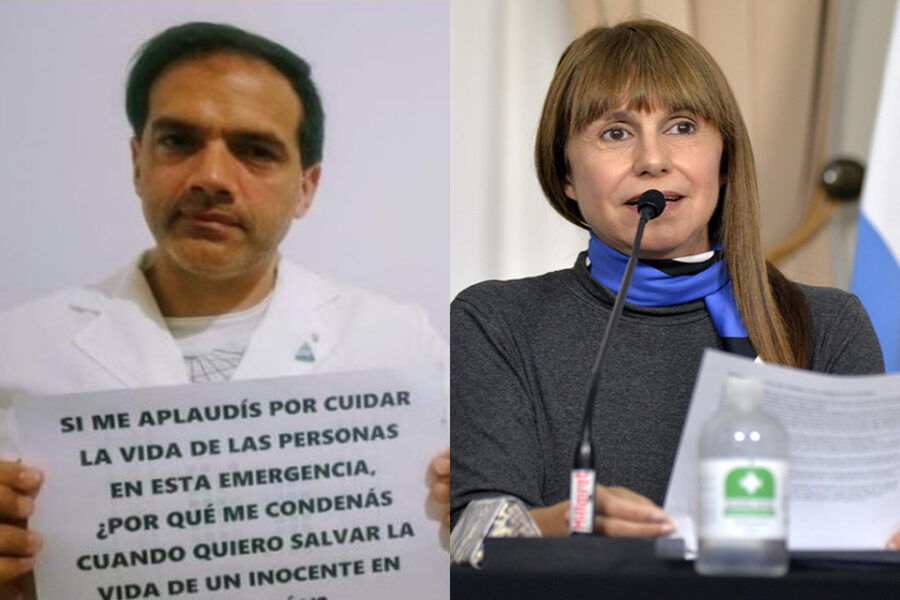 Un médico condenado denunciará a la ministra de Salud