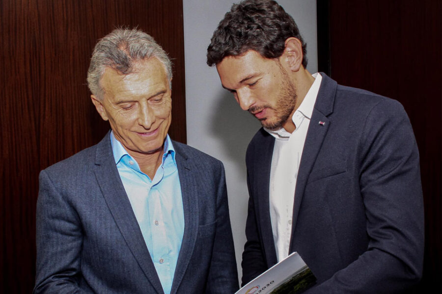 Gainza se mostró con Macri