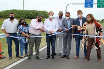 Inauguran el tramo de la ruta 127 El Pingo-Federal