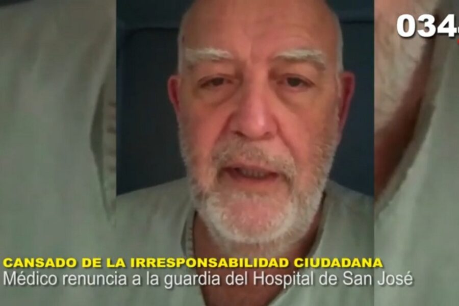 Médico renunció a la guardia cansado de la irresponsabilidad