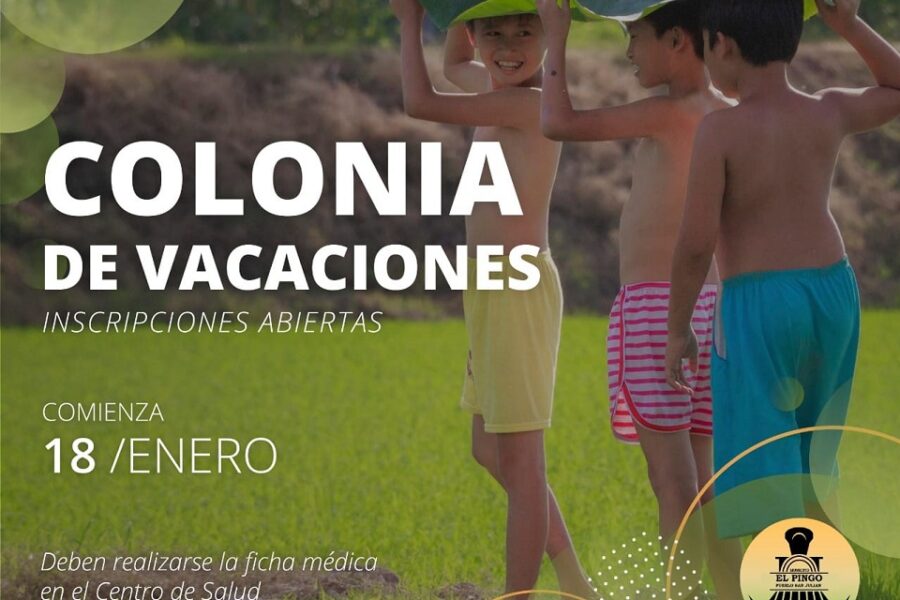 Arranca la Colonia de Vacaciones en el Camping Municipal