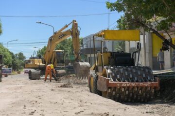 Iniciaron las obras en calle Rondeau