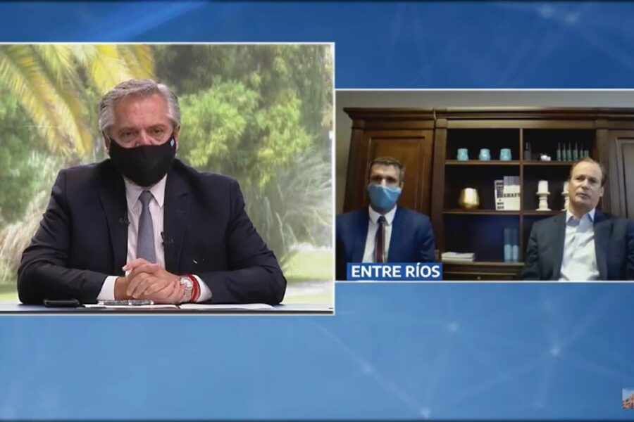 Fernandez inauguró el hospital modular de Colón