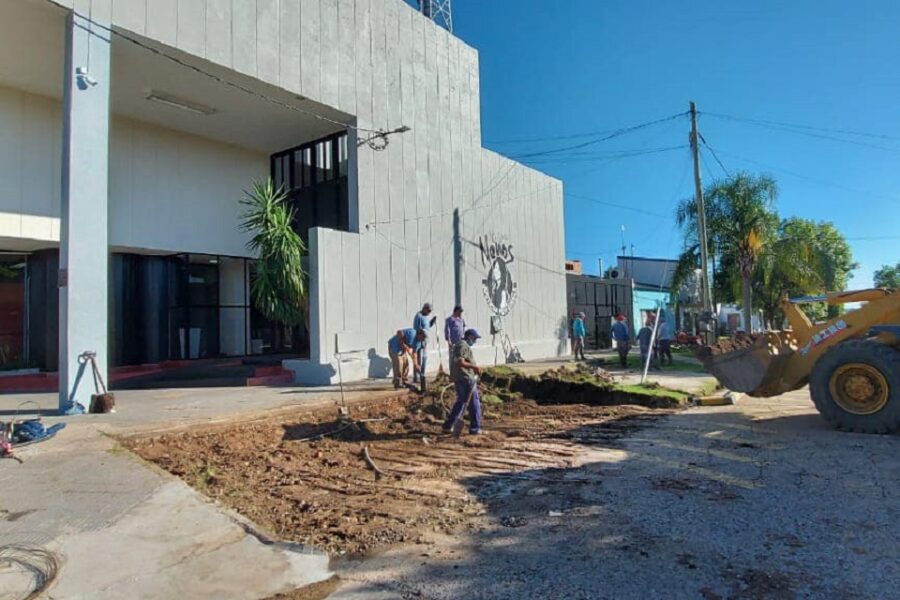 Renovación de veredas y ampliación de playa de estacionamiento