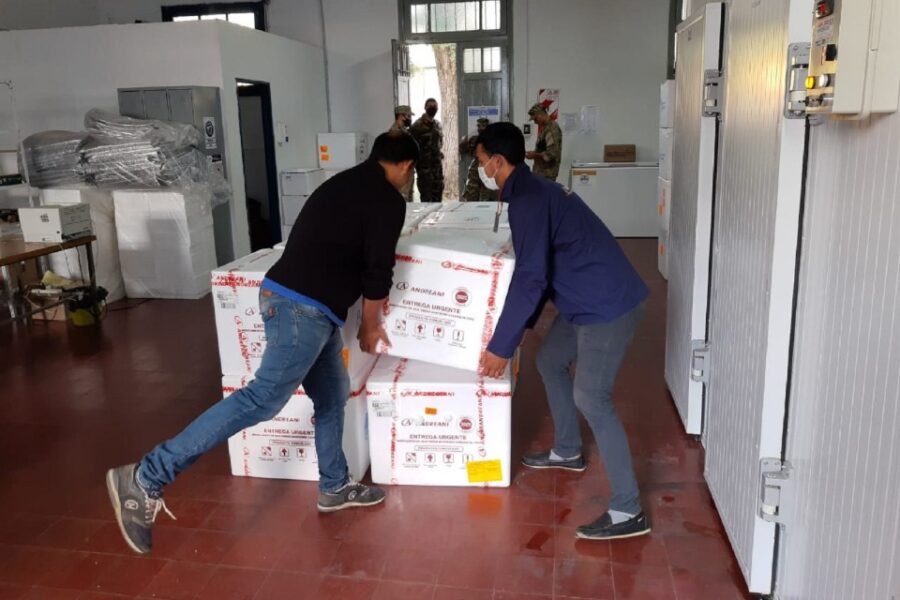 Llegaron otras 12 mil dosis de la Sputnik V