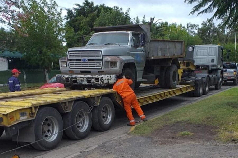El municipio sumó un camión volcador