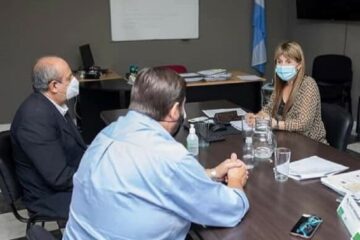 Evaluación sanitaria junto a la ministra Velázquez