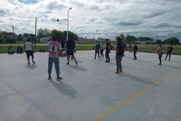 Se habilitó el playón polideportivo