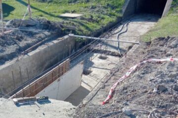 Nuevo alcantarillado en el Camping Municipal