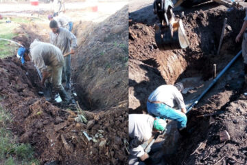 Extensión y mejora en las redes de agua en calle Mario Gatto