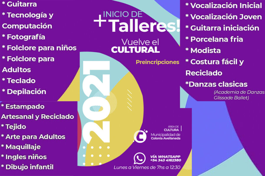 Talleres municipales: Vuelve el Cultural