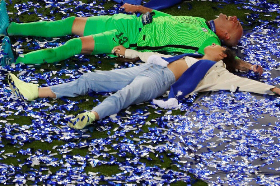 Champions League: el alocado festejo de Willy Caballero, campeón con el Chelsea sin transpirar (oriundo de Santa Elena)
