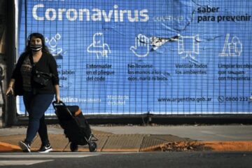 Covid en Argentina: 348 personas murieron y 21.346 dieron positivo (datos de Entre Ríos)