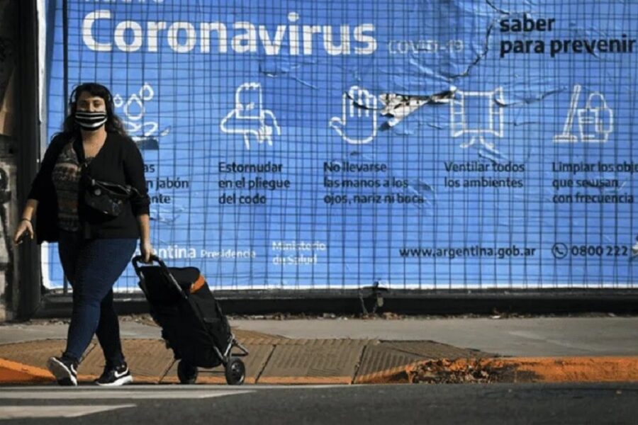 Covid en Argentina: 348 personas murieron y 21.346 dieron positivo (datos de Entre Ríos)