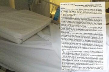 Sumario por viralizar la foto de un paciente