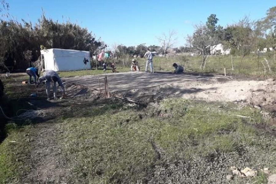 Trabajan en viviendas sociales