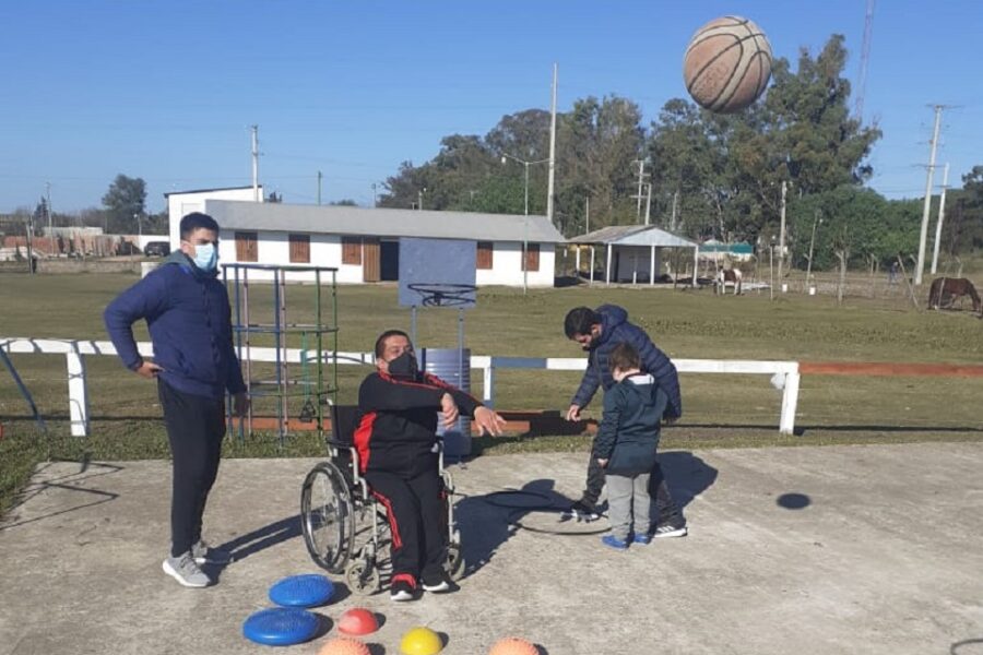 Deporte inclusivo en el Polideportivo Municipal