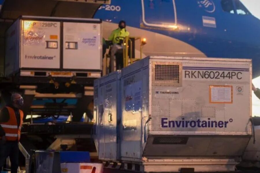 Llegaron otras 768.000 dosis de Sinopharm y Argentina ya recibió 31,2 millones de vacunas (dosis a Entre Ríos)