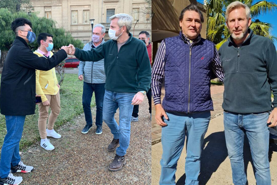 Frigerio con jóvenes y peronistas