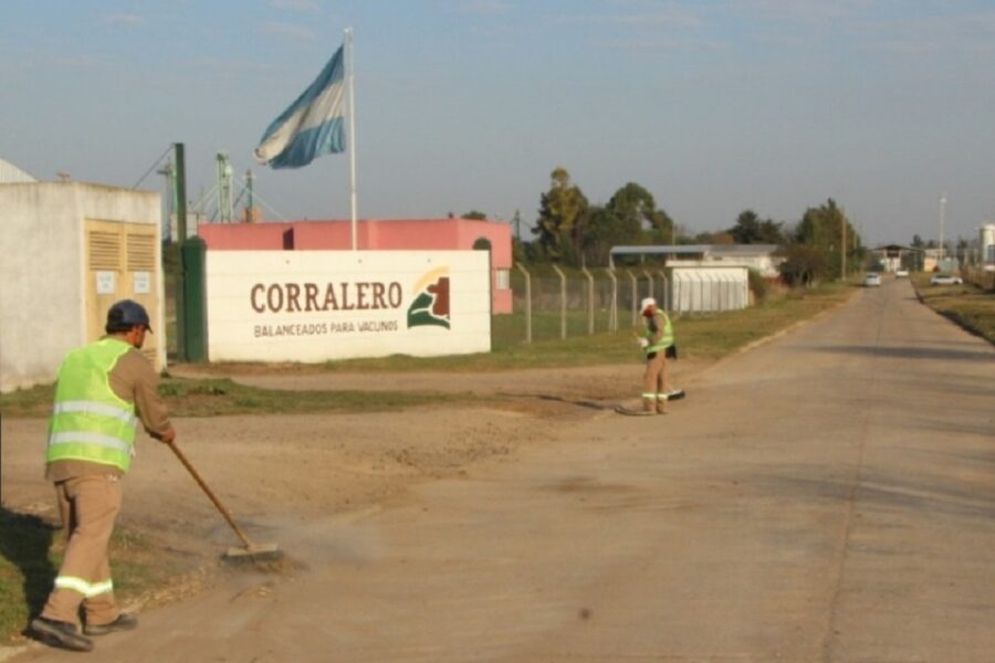 Operativo del municipio en el Parque Industrial