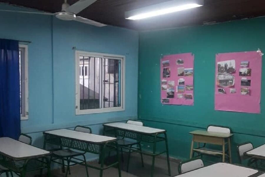 Instalan luminarias led en la Escuela n° 78