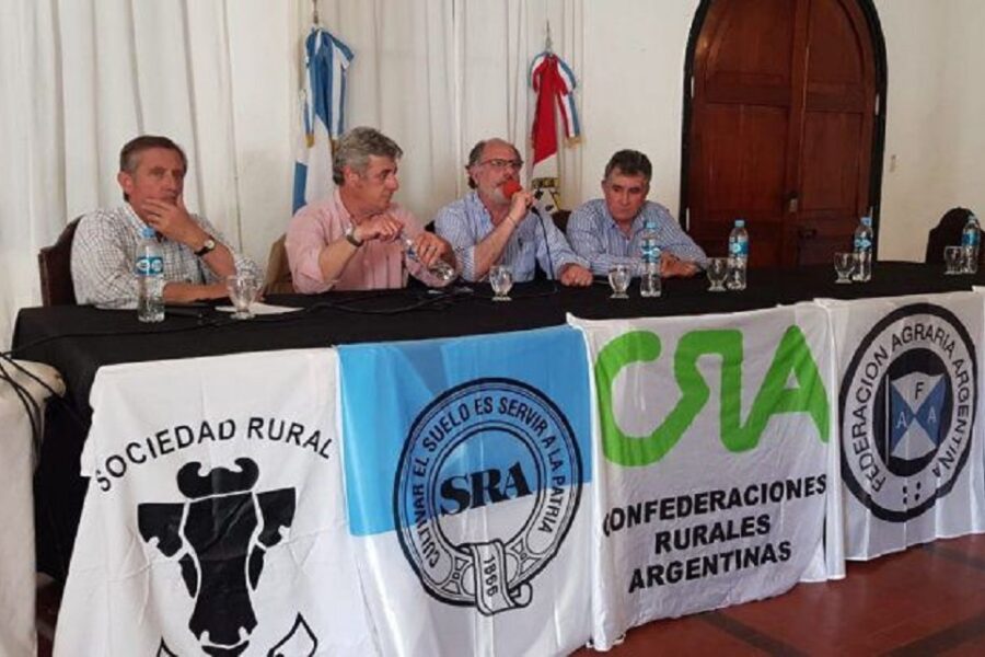 La Mesa de Enlace evalúa propuestas para reclamar contra el Gobierno (mención a ciudad entrerriana)